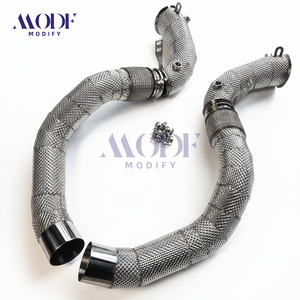 Tuberías de Escape Turbo de Alto Rendimiento con Protección Térmica para <span class=keywords><strong>BMW</strong></span> F90 M5 S63 4.4T 2018+, Barrera Térmica Avanzada, Juego de Tuberías de Competición - Product Image 4
