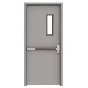 Индивидуальные металлические двери для квартир и отелей, безопасные, 90 минут, стальные огнеупорные двери