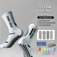 personnalisées de haute qualité Sports personnalisés Running Football Grip Soccer Personnalisation Chaussettes pour hommes