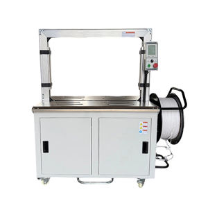 Machine <span class=keywords><strong>d</strong></span>'emballage industrielle électrique automatique pour la cerclage <span class=keywords><strong>de</strong></span> palettes et <span class=keywords><strong>de</strong></span> cartons avec bande PP - Product Image 1