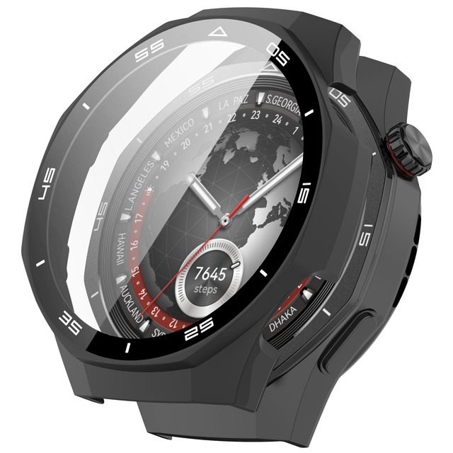 BEEFLYPOWER Elegant Design PC+Glass Scale Case 42mm 41mm for Huawei Watch GT5/GT5 Pro