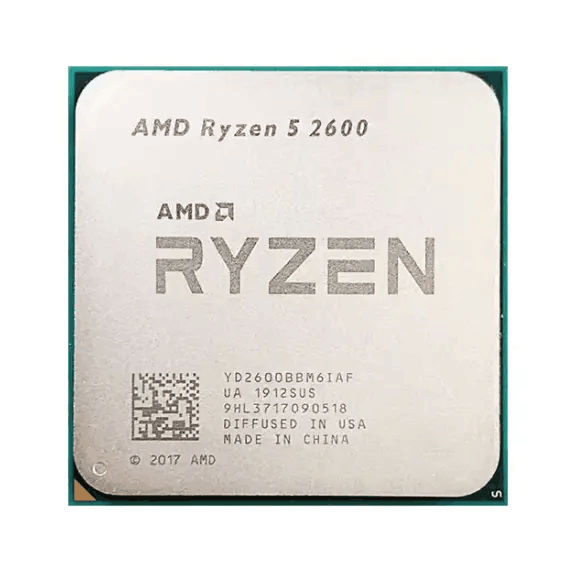 Low Computer Cpu Price AM4 Socket AMD R5 2600 Processor
