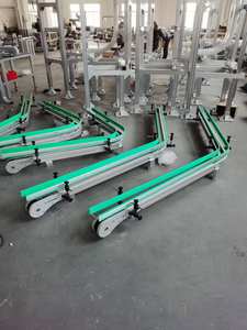 Taşıma için yüksek kalite ayarlanabilir Pvc <span class=keywords><strong>Mini</strong></span> montaj hattı teleskopik yerçekimiyle taşımalı makaralı konveyör - Product Image 6