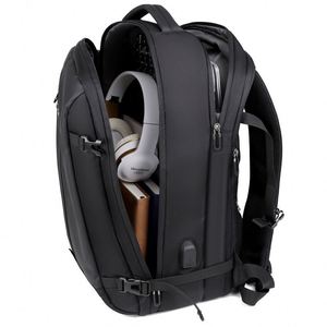 Sac à dos pour ordinateur portable d'affaires de grande capacité, sac à dos de randonnée personnalisé, imperméable, pour les voyages en plein air, avec port de charge USB - Product Image 2