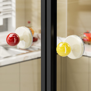 Imega <b>Suction</b> Cup Door Handle 1-3kg Load Easy Installation For Cabinet Kitchen Wardrobe Window Drawer - Product Image 2