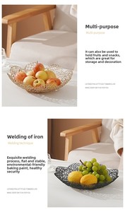 Plato de Frutas Estilo Cuenco de Hierro para Catering Hengyu, Resistente a Altas Temperaturas, Técnica de Soldadura Circular, Uso Diario en Restaurantes - Product Image 4