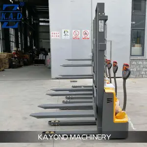 Fully Electric Forklift 2-ton Small Station Driven Walking Loading And Unloading Truck Hydraulic Lifting Stacker 1-ton Stacker