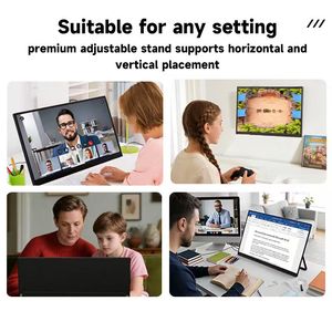 Moniteur portable 23,8 pouces 1080P FHD IPS USB-C, <span class=keywords><strong>écran</strong></span> étendu pour ordinateur portable, <span class=keywords><strong>meilleur</strong></span> moniteur de jeu externe pour <span class=keywords><strong>PC</strong></span> - Product Image 4