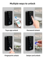 Sistema de Control de Acceso Inteligente a Prueba de Agua, WiFi, Código QR, Tarjeta RFID, Lector Biométrico de Contraseña, Control de Entrada de Puerta