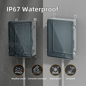 กล่องไฟฟ้ากันน้ำ IP65 วัสดุ ABS ขนาด 190x290x140 มม. พร้อมสายร้อยสายไฟ ราง DIN ป้องกันฝุ่น กล่องควบคุมสำหรับโซลาร์ - Product Image 3