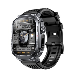 2.02 Inch Big Screen Smart <b>Watch</b> Men BT Call 3ATM Waterproof Heart Rate Monitor Flashlight Sports Smartwatch Wholesale Factory - Product Image 1
