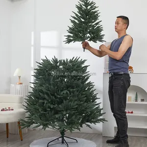 175 см Роскошная искусственная наружная Большая Рождественская елка PE декоративная Автоматическая Рождественская елка