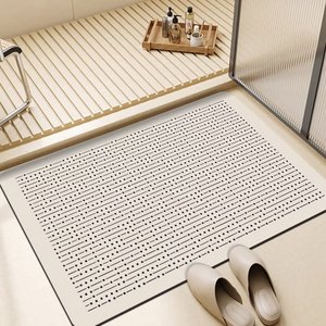 Alfombra de Baño de Tierra de Diatomeas Yongjin, 38x58cm, 48x78cm, 58x88cm, Diseño Geométrico, Absorbente, de Secado Rápido - Product Image 3