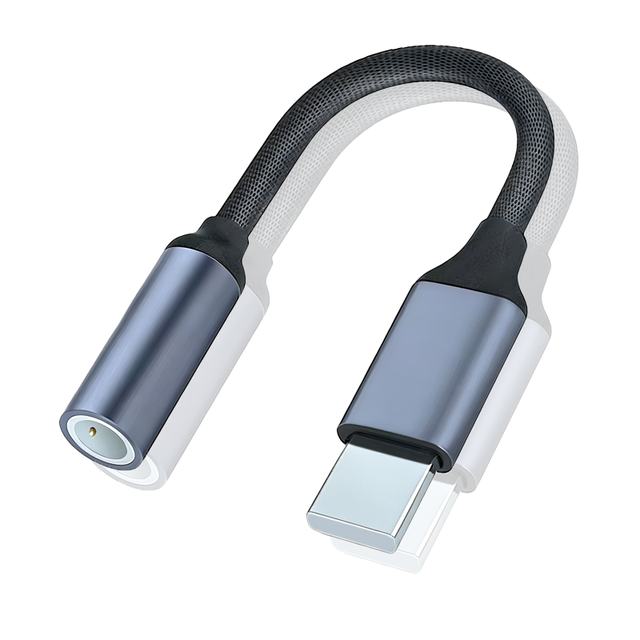 USB C to 3.5mm Stereo Jacket Plug Earphones Audio Adapter Universal DAC Apple Genuine Adapter 8 Pin to Female Cable for iphone