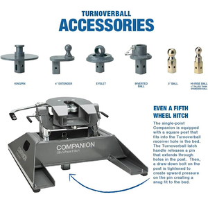 Hitch ambizioso rimorchio Turnoverball collo di cigno GNRK1012 compatibile con 2011 2015 Chevrolet/GMC 2500 e 3500 collo di cigno - Product Image 2