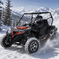 Vente en gros de buggy K5X 4 temps, kart à pédales 2 places, suspension indépendante, transmission par chaîne, kart tout-terrain pour le sable avec certificat CE
