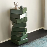 Table d'appoint multifonctionnelle en bois massif de style moderne et luxueux, table basse pour petit appartement