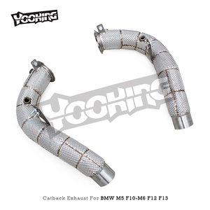 ท่อเดรน OBM สำหรับ BMW M5 M6 F10 F12 F13 F06ปี2012–2016เครื่องยนต์ S63 4.4TT พร้อมฉนวนหุ้มกันความร้อนท่อไอเสียเพิ่มประสิทธิภาพการไหลเวียนแบบอิสระ - Product Image 6