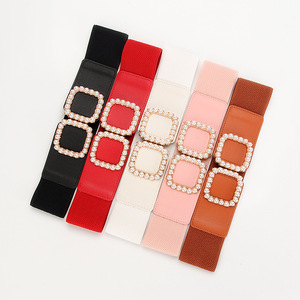 Nouvelle <span class=keywords><strong>ceinture</strong></span> élastique pour <span class=keywords><strong>femme</strong></span>, <span class=keywords><strong>ceinture</strong></span> décorative pour robe, simple, polyvalente, <span class=keywords><strong>ceinture</strong></span> large à nouer à la <span class=keywords><strong>taille</strong></span>, <span class=keywords><strong>ceinture</strong></span> pour <span class=keywords><strong>femme</strong></span> 60-80 cm - Product Image 2