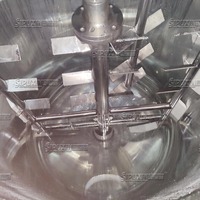 Homogénéisateur sous vide en acier inoxydable 316 de qualité alimentaire émulsifiant homogénéisateur sous vide à chauffage électrique mélangeur pour la fabrication de mayonnaise
