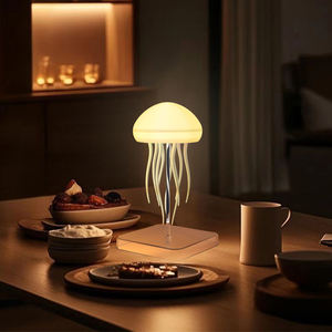 Novedad 2025 Lámpara de Medusas Flotante Luz Ambiental RGB Colorida Luz Nocturna de Medusa con Batería Incorporada - Product Image 3