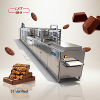 Machine de dépose de chocolat industrielle LST, ligne de moulage de chocolat, machine de production de chocolat certifiée CE, confiserie de biscuits