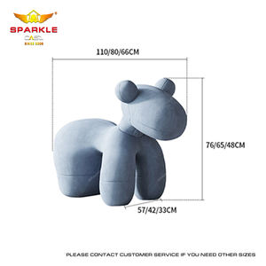 SPARKLE Lovely Living Room Horse Shape Leisure Chair Animal Cartoon Children's <b>Lounge</b> Chair - Product Image 5