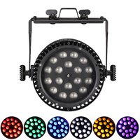 Par Can en alliage d'aluminium silencieux DMX512 25 Led 19x12w 18/20x18W RGBWA UV 6in1 LED Par Light Professional Stage Lights