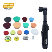 Kit de polissage de précision 12V 80W à batterie lithium, mini polisseuse DA/RO pour voiture, machine à polir AE AE-75 avec tampons de 1,5 "/2"