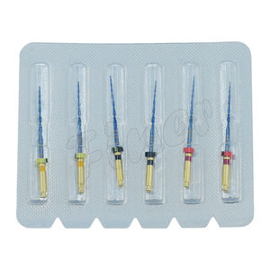 Limas rotativas Endo, limas Niti, limas Endo, uso para contraángulo endodóntico, pieza de mano, 6 piezas/caja, limas Niti Endo de Color rojo, azul y amarillo - Product Image 5