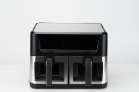Friteuse à double panier avec écran tactile à commande numérique pour fenêtre Double four électrique Friteuse commerciale 2025