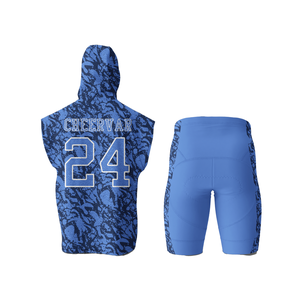 เครื่องแบบฟุตบอล7ใน7เสื้อฟุตบอลมีฮู้ด7ใน7เสื้อรัดรูปสำหรับเยาวชนเสื้อฟุตบอล7V7ออกแบบได้ตามที่ต้องการ - Product Image 2