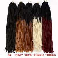 Extensions de Cheveux Synthétiques Souples Dreadlocks Crochets Fausses Locks Sister Afro Braids au Crochet