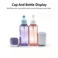 Bouteille d'emballage cosmétique personnalisée en usine 100ml 120ml, flacon de spray solaire, parfum, huile essentielle, lotion – Vente en gros