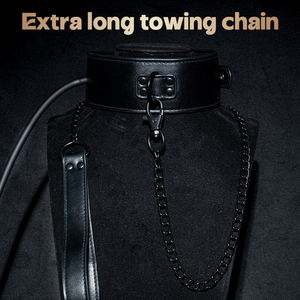 Collar y Cadena <span class=keywords><strong>de</strong></span> Bondage BDSM, Traje <span class=keywords><strong>de</strong></span> Restricción, Juego para Adultos, <span class=keywords><strong>Castigo</strong></span>, SM, Esclavo, Collares Inflables - Product Image 6