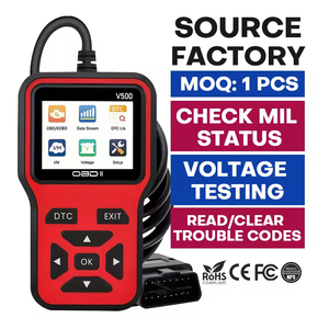 Escáner OBD2 para Automóviles V500, Herramienta <span class=keywords><strong>de</strong></span> Diagnóstico para Autos con <span class=keywords><strong>Lector</strong></span> <span class=keywords><strong>de</strong></span> Códigos OBDII, <span class=keywords><strong>Lector</strong></span> <span class=keywords><strong>de</strong></span> Códigos <span class=keywords><strong>de</strong></span> Error del Motor - Product Image 3