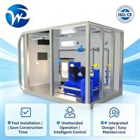 Pompe de surpression d'eau verticale multi-étages AC/DC en acier inoxydable à débit stable, sans pression négative, à pression constante, pour usage commercial