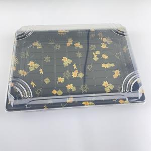 Fabrication chinoise en gros de boîtes à <span class=keywords><strong>sushi</strong></span> et à sandwich jetables en PET de qualité alimentaire, boîte alimentaire avec couvercle anti-buée - Product Image 2