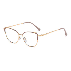 Gafas <span class=keywords><strong>fotocromáticas</strong></span> y con función de luz anti-azul; Gafas de tendencia unisex; Fábrica de gafas con montura de sentido metálico de época al por mayor - Product Image 2
