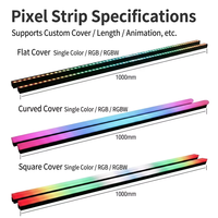 Barre de pixels LED AIDLIN WS2815 avec transmission continue et fonction de reprise après coupure, lumière RVB pour la décoration de scènes, discothèques et bars