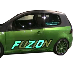 High Brightness EL <strong>Bus</strong> Poster EL <strong>Bus</strong> Advertisement Electroluminescent Taxi Sign <strong>Sticker</strong> for Promotion or for Advertising NO MOQ - Product Image 1