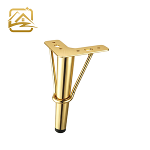 Patas de Muebles de Hierro Dorado, Silenciosas y Antideslizantes, para Sofá, Acabado Decorativo de Lujo - Product Image 1