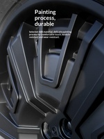 Chery ICAR V23 – Cache-moyeu en acier style armure de guerre, 19 pouces, protection et accessoires de modification décoratifs