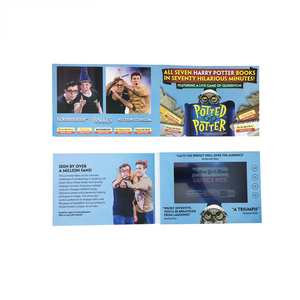 7 pulgadas A5 Lcd pantalla Digital Video <span class=keywords><strong>libro</strong></span> Tarjeta colorido regalo Video tarjeta de felicitación para marketing publicidad Show - Product Image 6