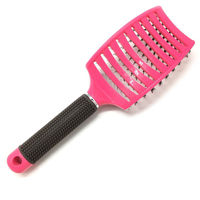 Brosses à cheveux en Nylon pour femmes, peigne démêlant pour Massage du cuir chevelu, pour cheveux bouclés, outils pour salons de coiffure, 7 couleurs disponibles