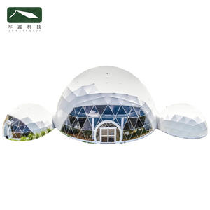 Carpa Domo Cielo Estrellado JUNXINKEJI de 60M, Gran Espacio para Exposiciones y Eventos al Aire Libre, Impermeable, de Fibra de Poliéster, Forma Redonda - Product Image 1