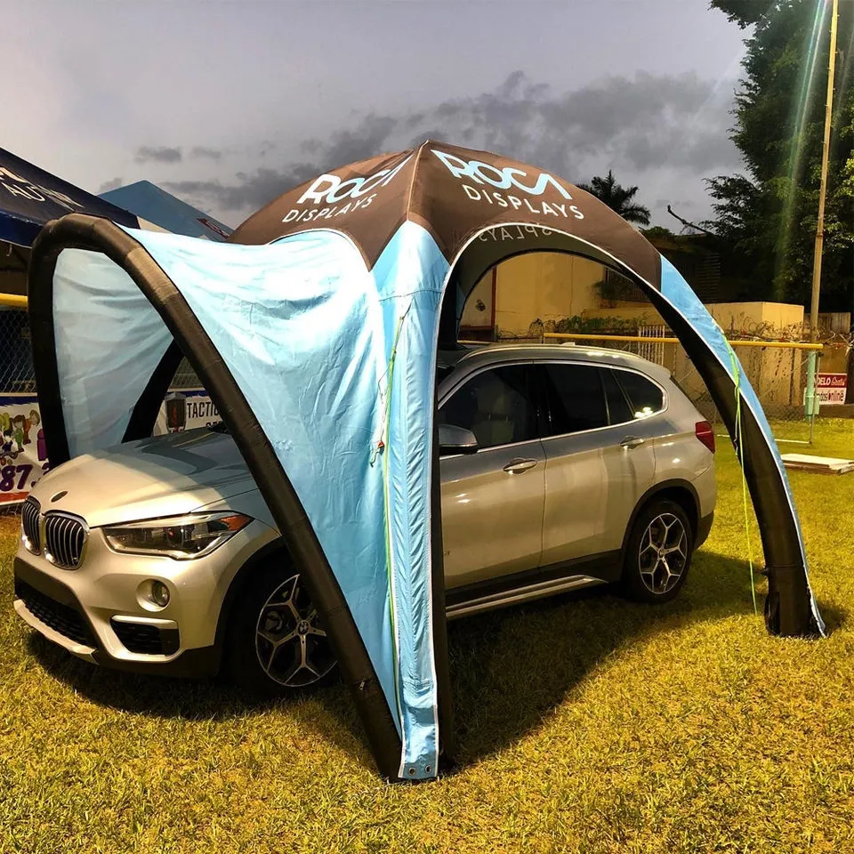 Rennspiel aktivitäten Parkplatz TPU Liner Aufblasbares Zelt für alle Gelegenheiten