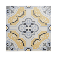 Carreaux de sol en céramique rustique émaillée 200*200*8.5mm pour salle de bain, salle à manger, villa, intérieur