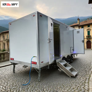Toilettes mobiles de luxe en acier pour usage public en plein air, vente en gros 2026, remorque de toilettes pour utilisation dans les parcs - Product Image 3