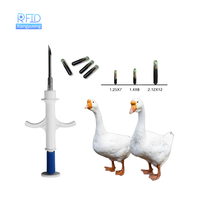 Etiqueta de Vidrio RFID LF para Animales, Microchip Inyectable de 134.2kHz para Clínica Veterinaria, Sistema de Gestión de Registro de Mascotas